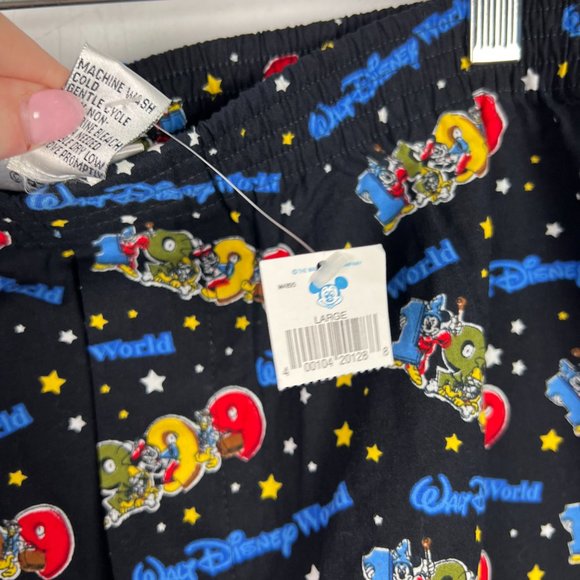 NWT Vintage Walt Disney World 1999 Pajama Shorts Sleep Boxer Size Large L D2629 - Picture 9 of 14